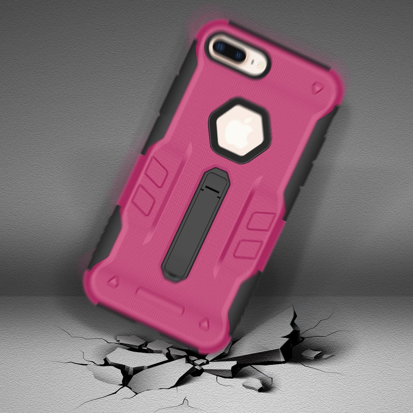 iPhone 8 Plus Rugged Case with Magnetic Kickstand
