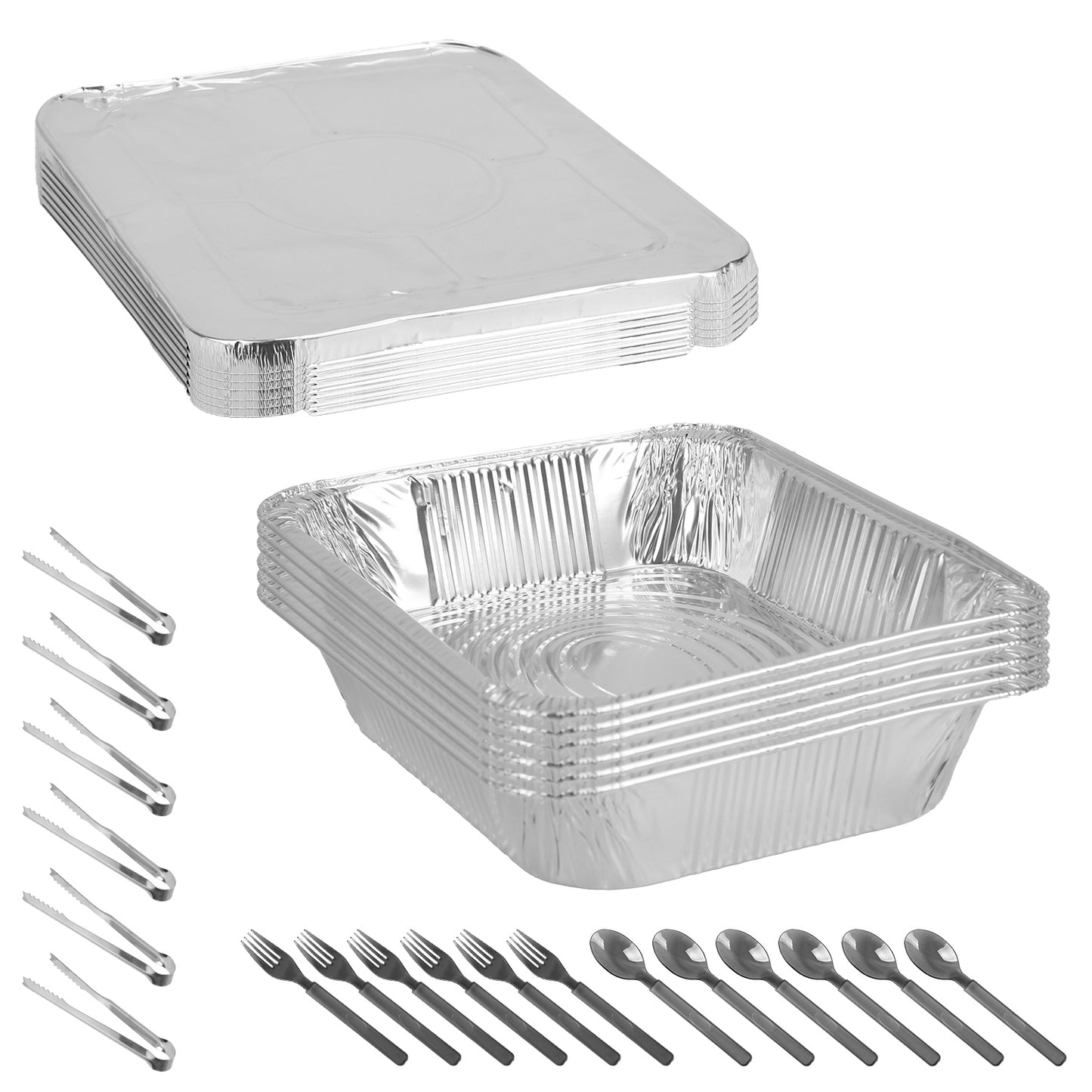 Disposable Chafing Dish Buffet Set - 36 Piece Party Server