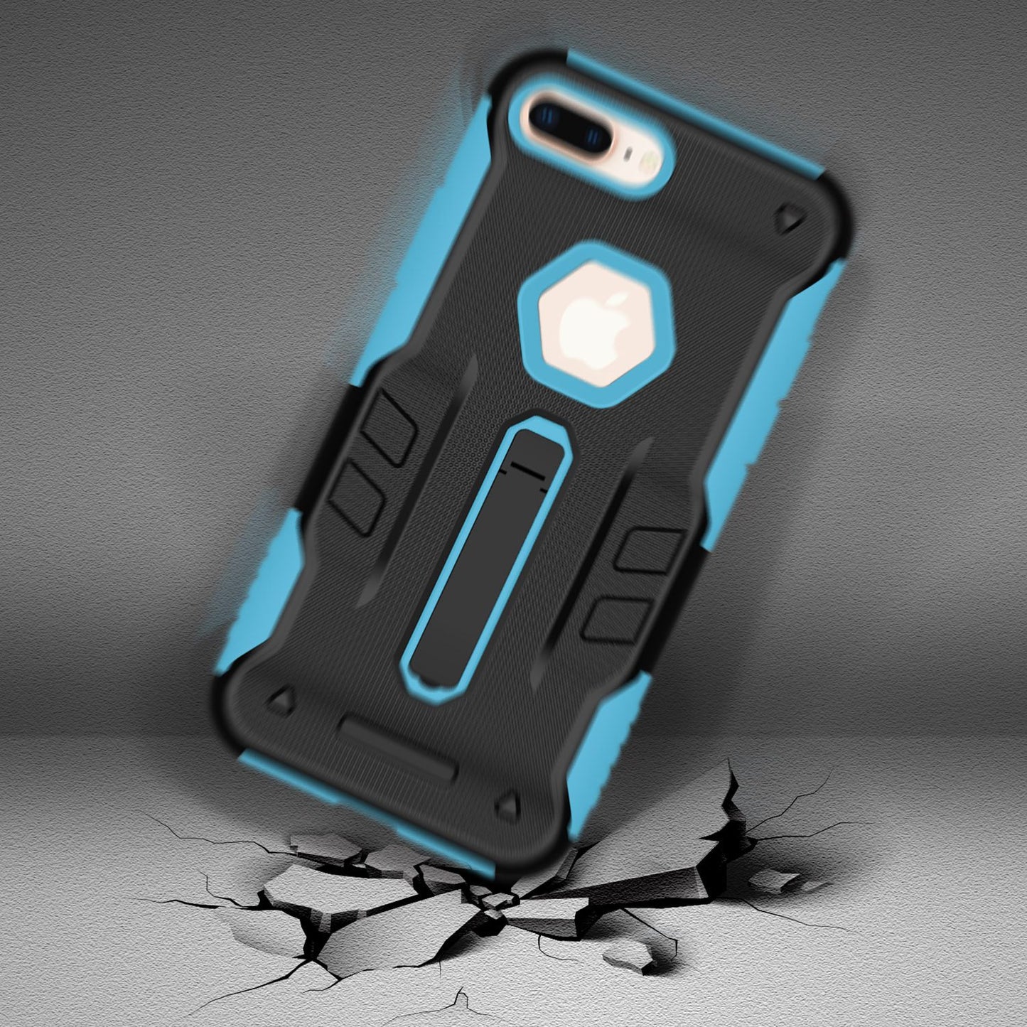 iPhone 8 Plus Rugged Case with Magnetic Kickstand