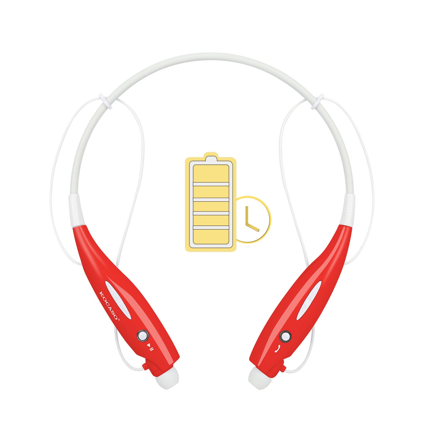 Wireless Sports Neckband Headphones with Magnetic Earbuds