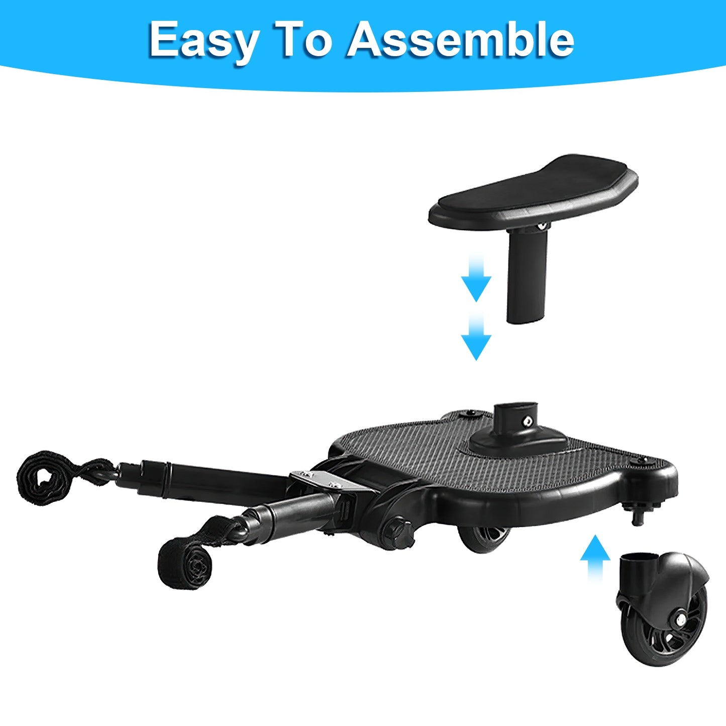 Universal Stroller Board with Detachable Seat for Toddlers