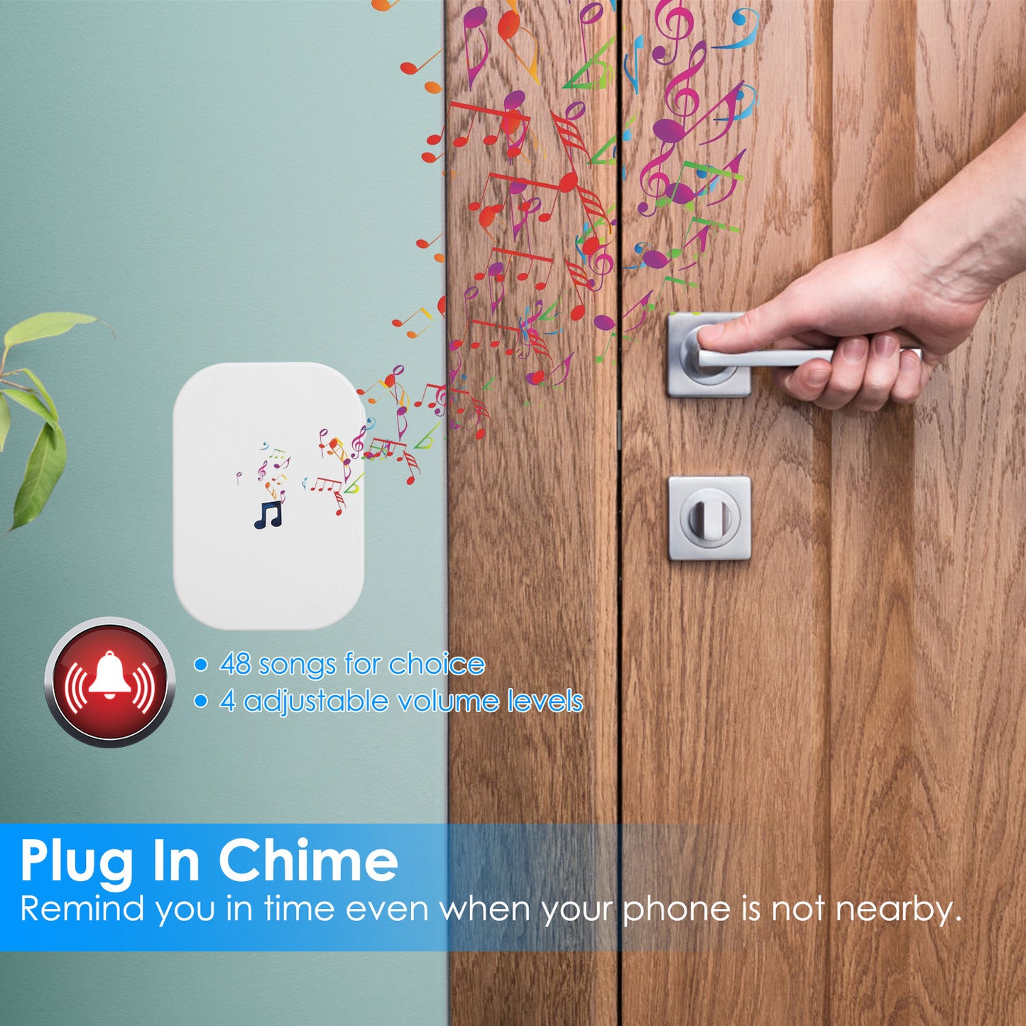 Smart Wi-Fi Video Doorbell with Two-Way Audio & Night Vision