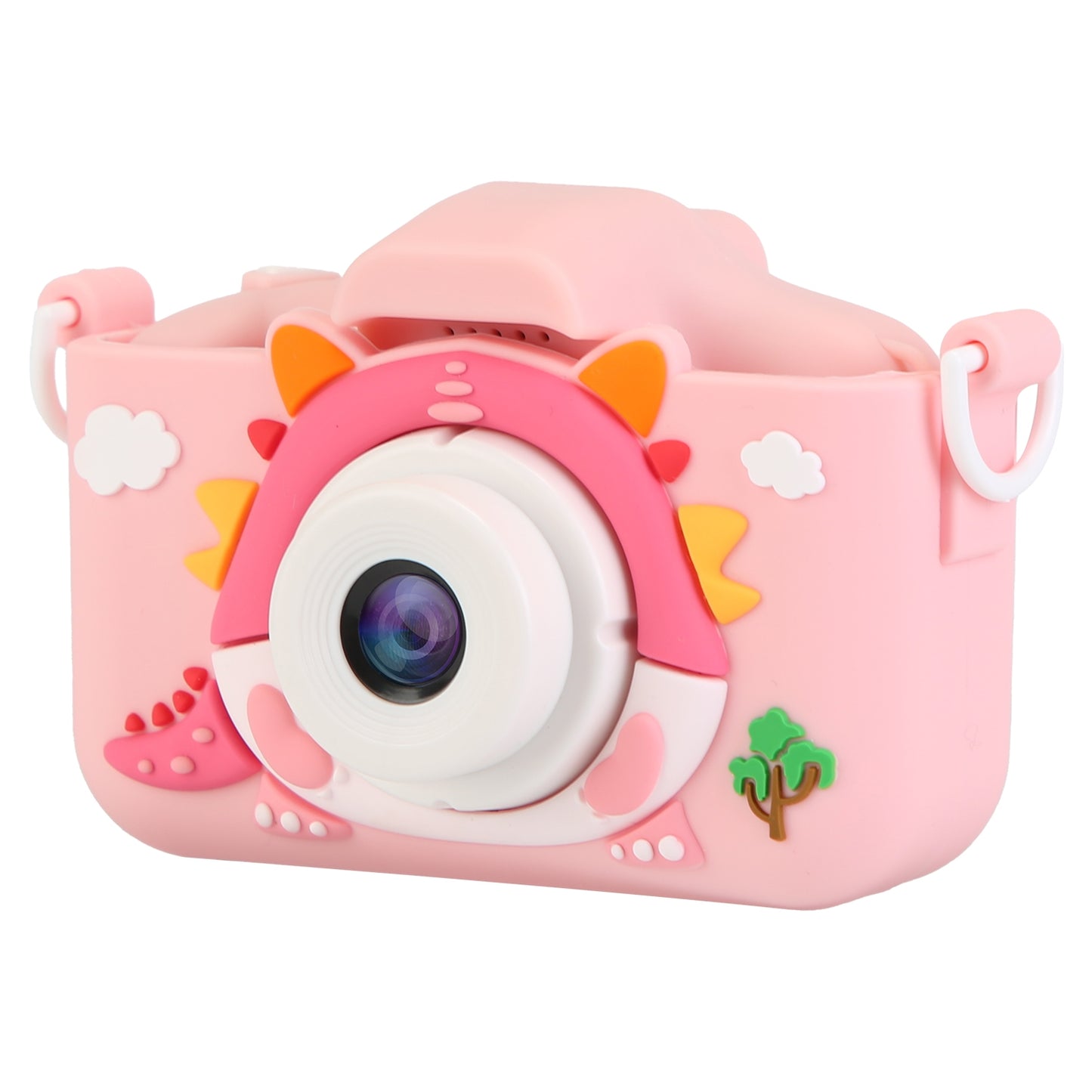 Kids Selfie Camera 48MP 1080P HD with Dinosaur Case