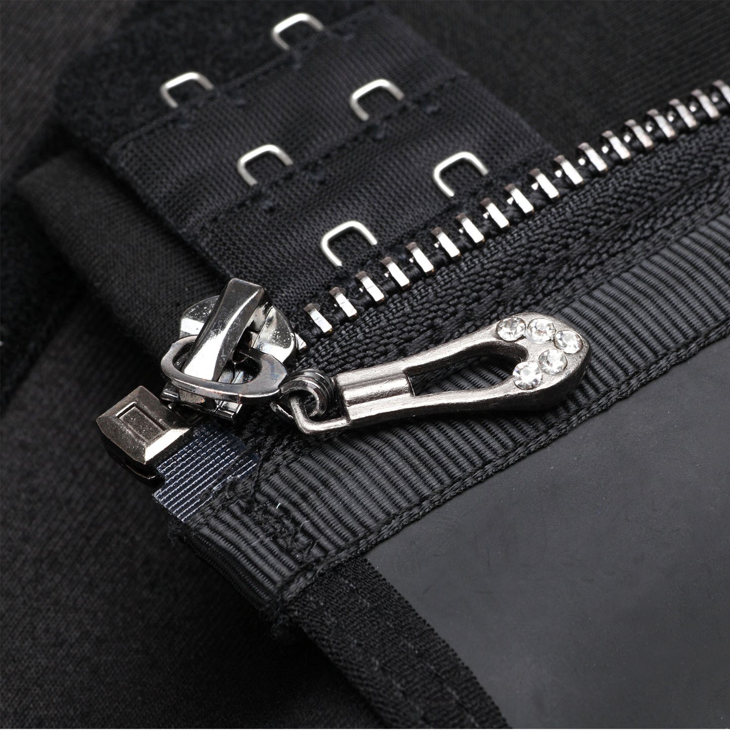 Latex Waist Trainer Corset with Zipper and Hook Closure