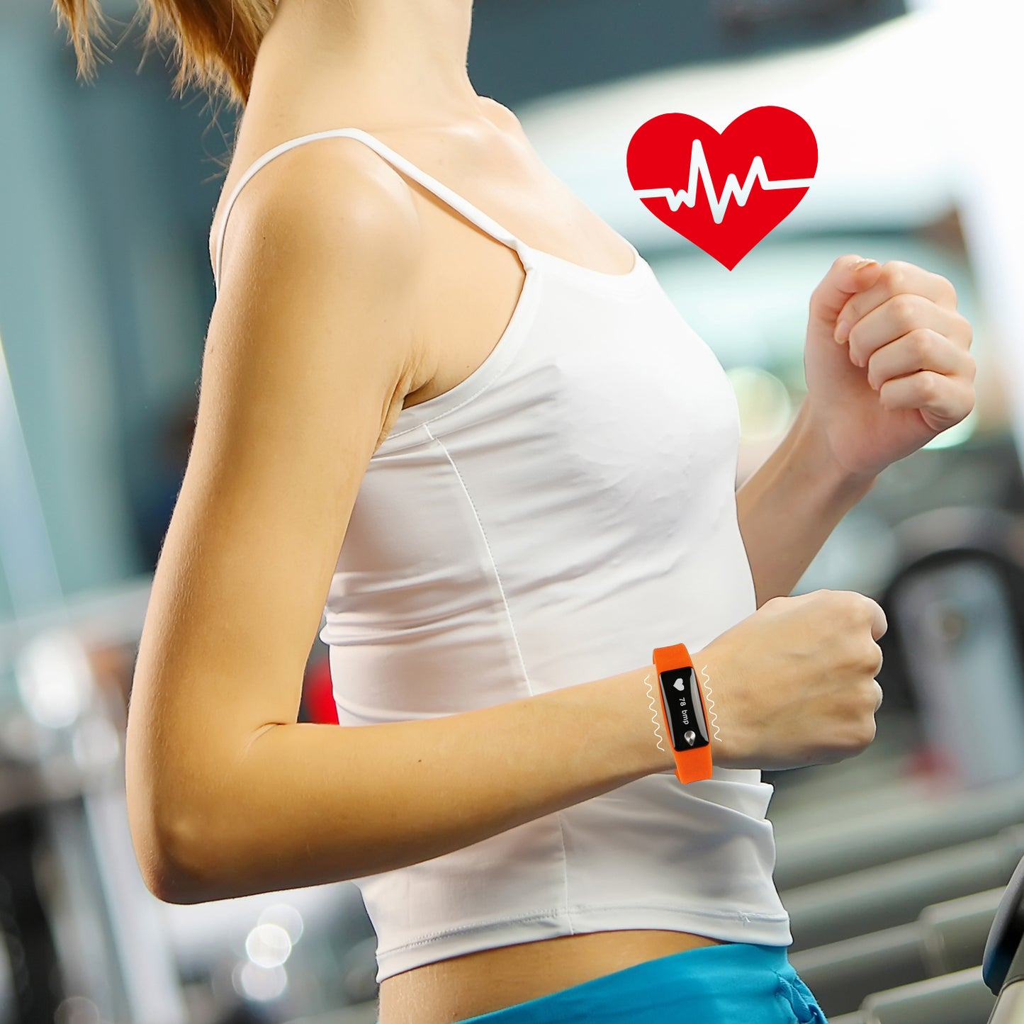 Fitness Tracker with Heart Rate Monitor and Sleep Tracking