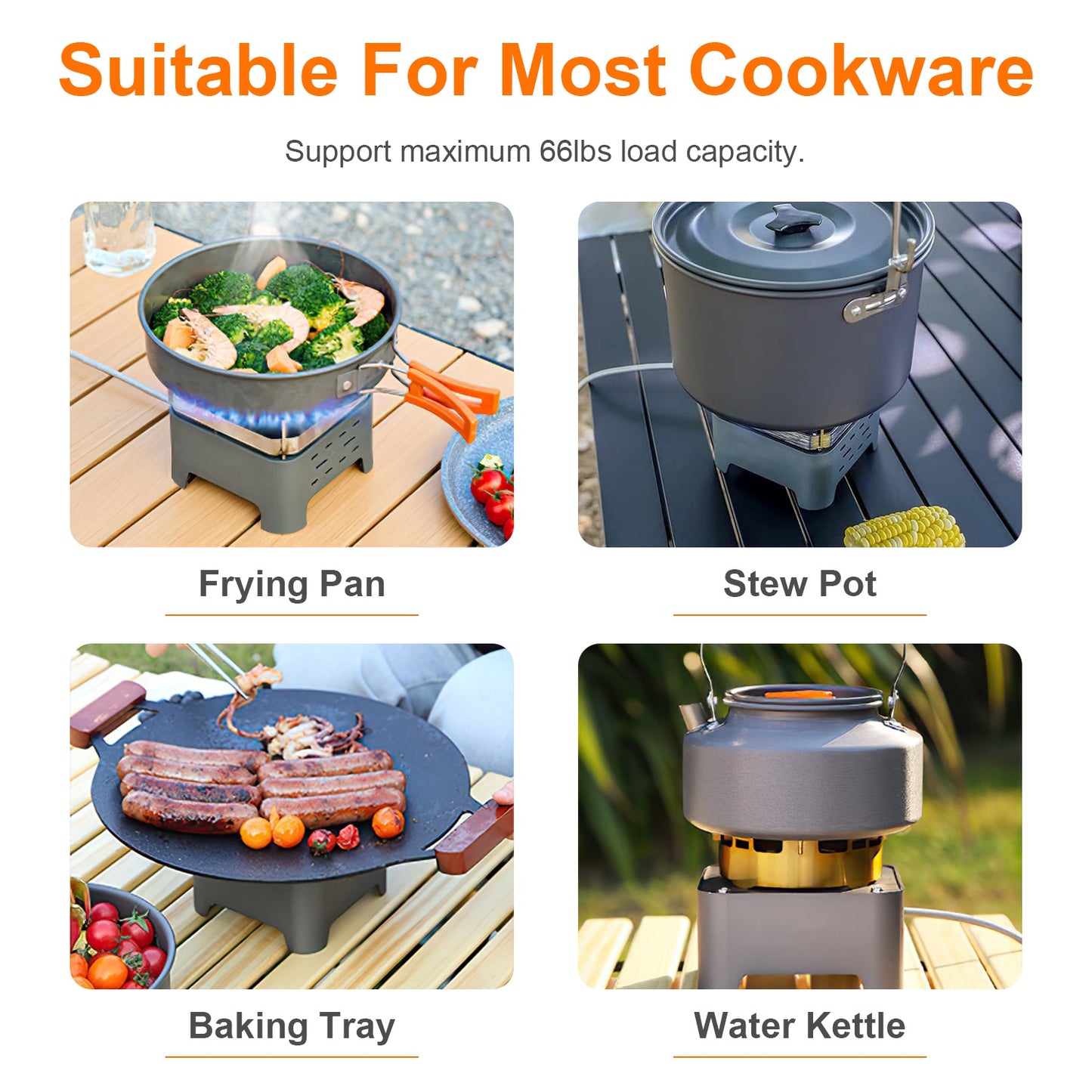Portable Camping Stove 12000W with Windproof Design