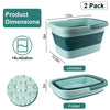 2Pcs Collapsible Foot Bath Basin