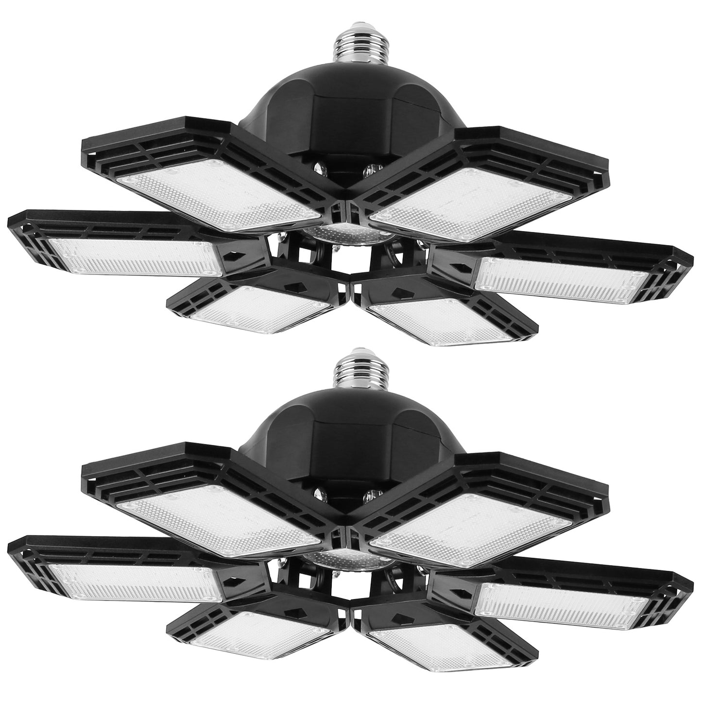 LED Garage Light 160W Deformable 6-Blade Ceiling Light