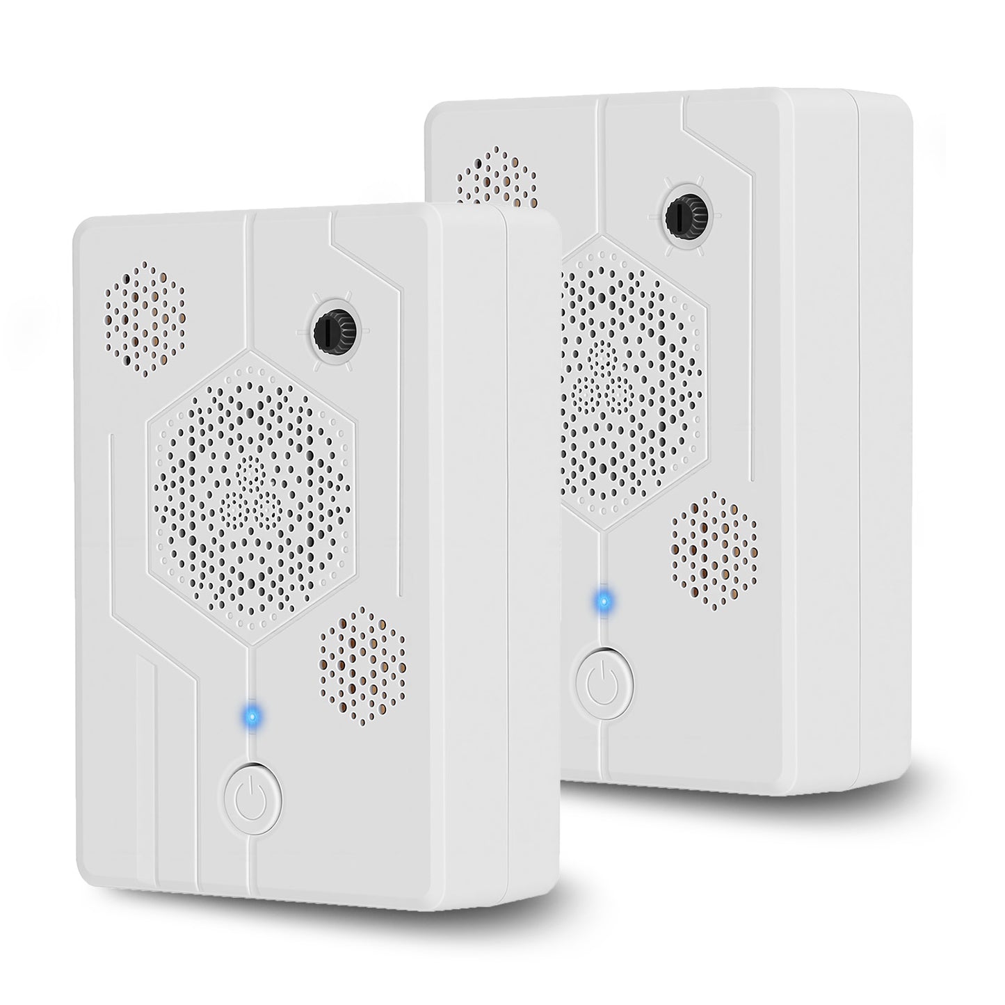Ultrasonic Pest Repeller 2-Pack Rechargeable Bat Bird Mouse