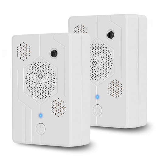 Ultrasonic Pest Repeller 2-Pack Rechargeable Bat Bird Mouse