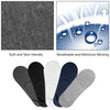No Show Socks 5 Pairs Breathable Boat Socks