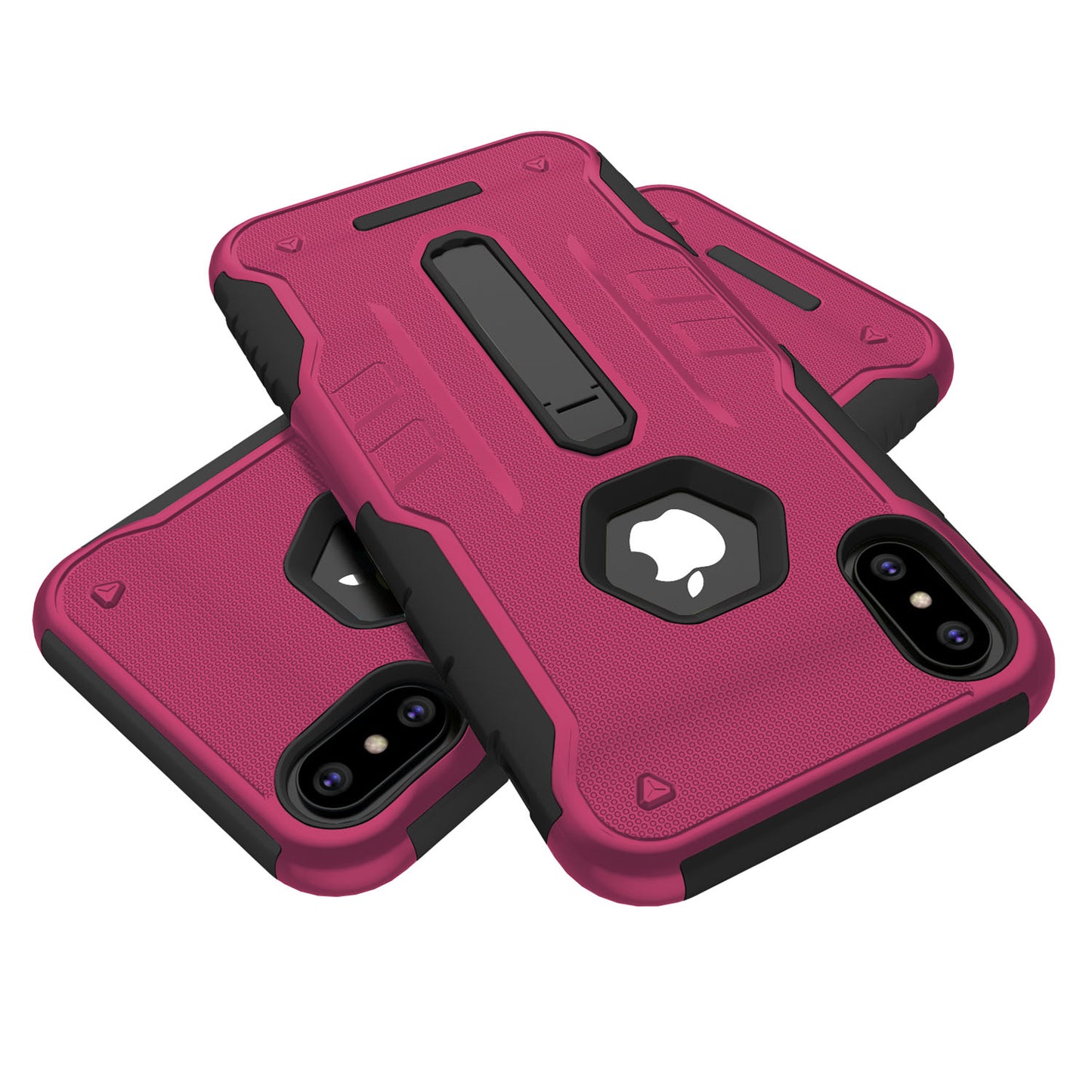 iPhone X Rugged Case with Kickstand - Dual Layer Protection