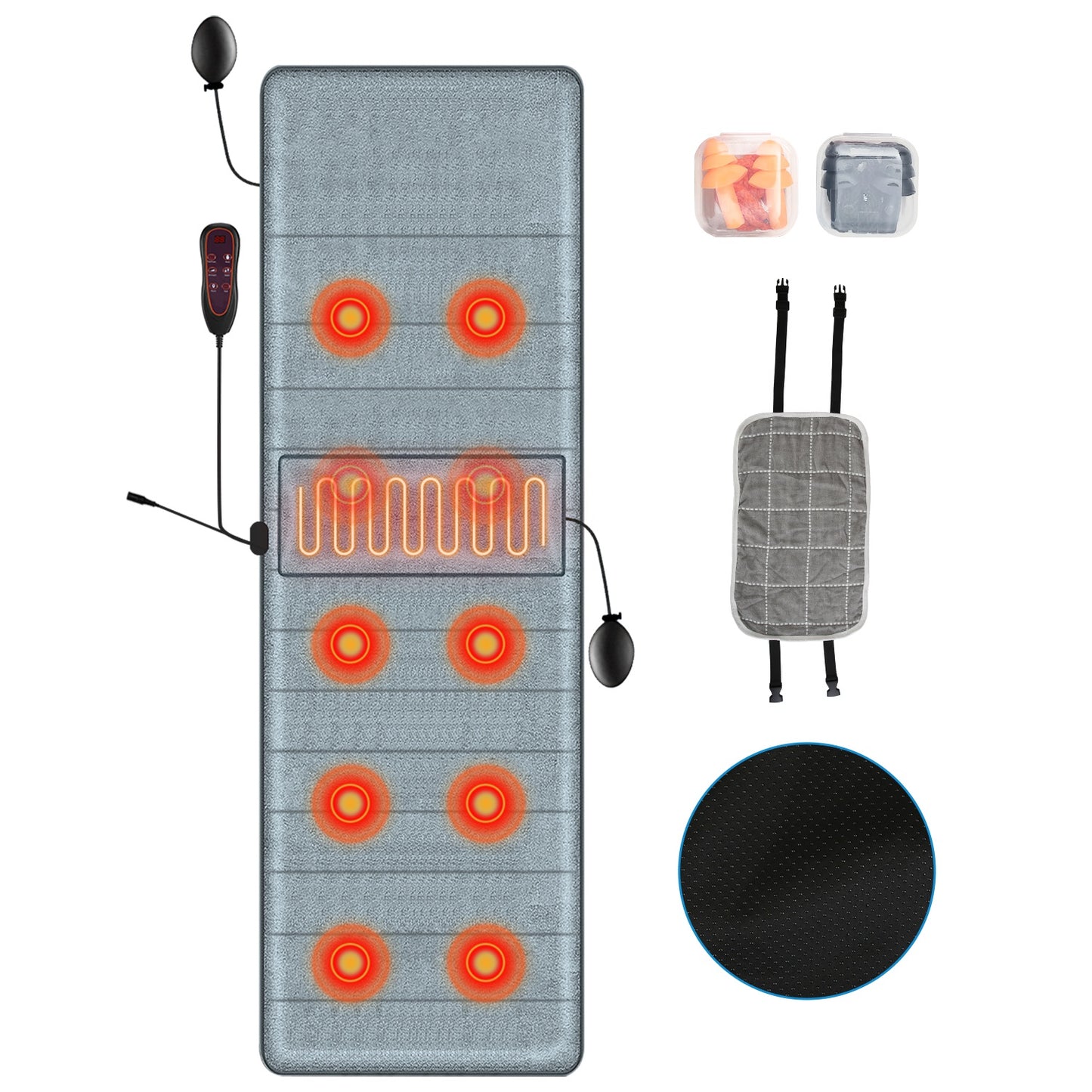 Full Body Electric Massage Mat with Heat and Vibration
