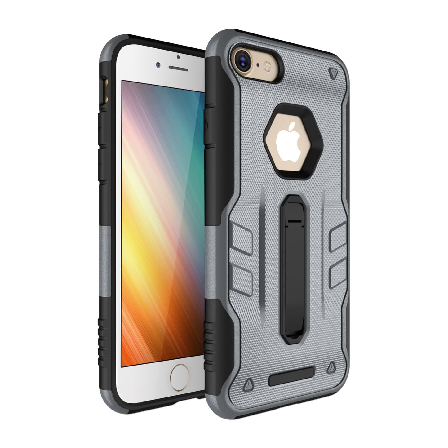 iPhone 8 Rugged Case with Magnetic Kickstand