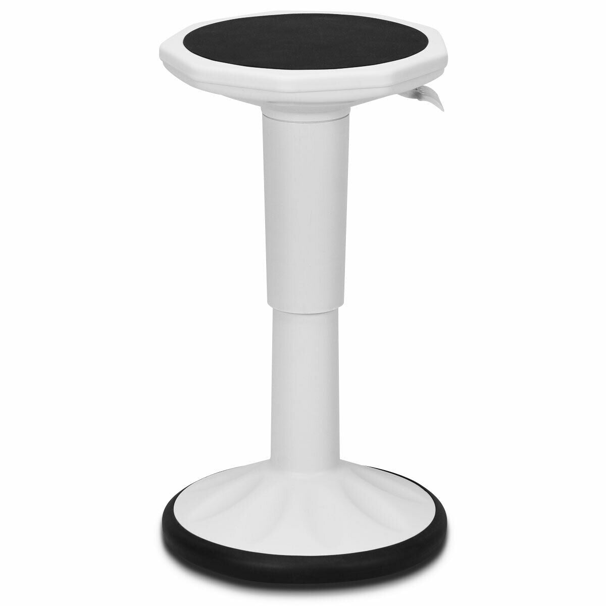 Adjustable Active Learning Wobble Stool with Cushion Seat