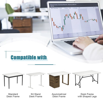 48-Inch Universal Office Desktop for Sit-Stand Desk Frames