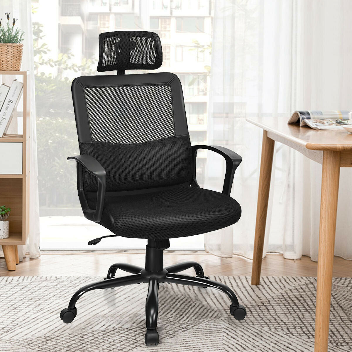 High Back Ergonomic Mesh Office Chair with Adjustable Height