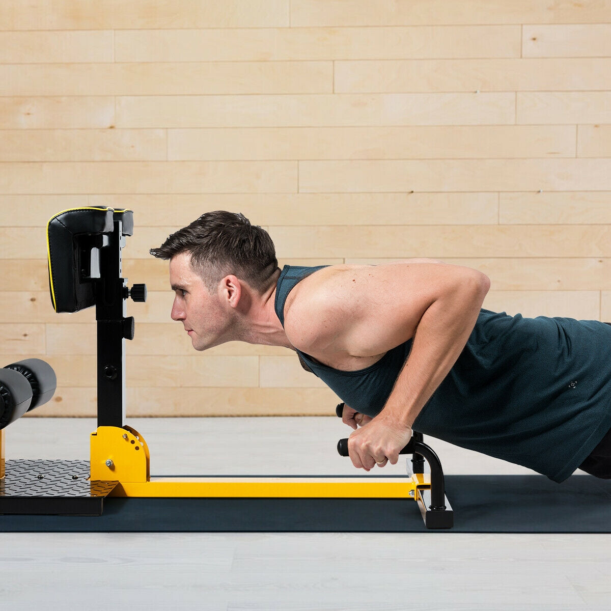 8-in-1 Multifunctional Sissy Squat Bench with Adjustable Height