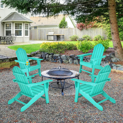 Adirondack Chair with Cup Holder - All-Weather PE