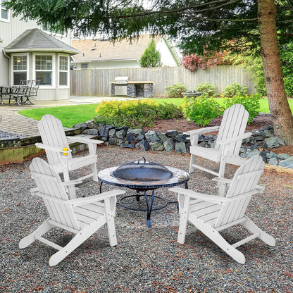 Adirondack Chair with Cup Holder - All-Weather PE