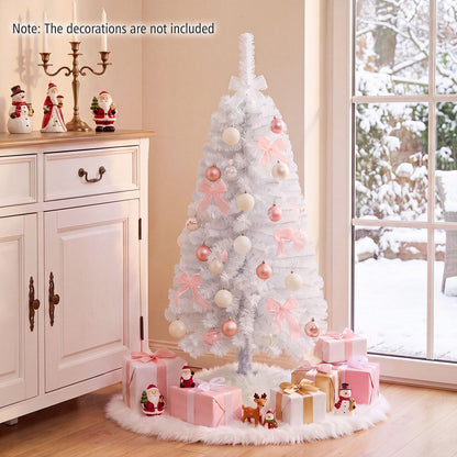 4 FT Artificial Christmas Tree with 110 Branch Tips and 50 Warm White LED Lights