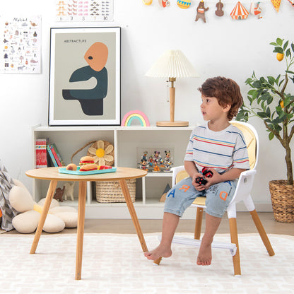 4-in-1 Convertible Baby High Chair with Adjustable Tray