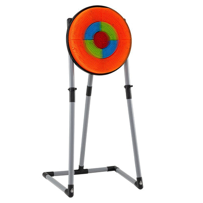 4 in 1 Throwing Target Set Kids Throwing Game with Bristle Target and 3 Throwing axes