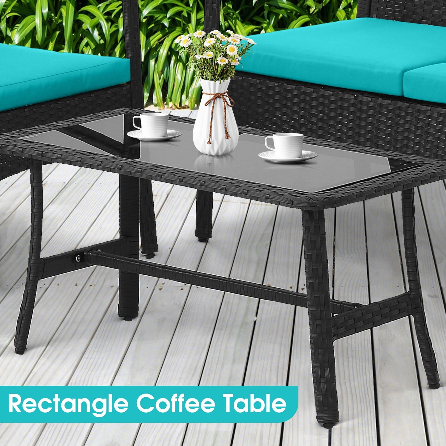 End Table 2-Tier Sofa Side Table with Storage Shelf for Small Space