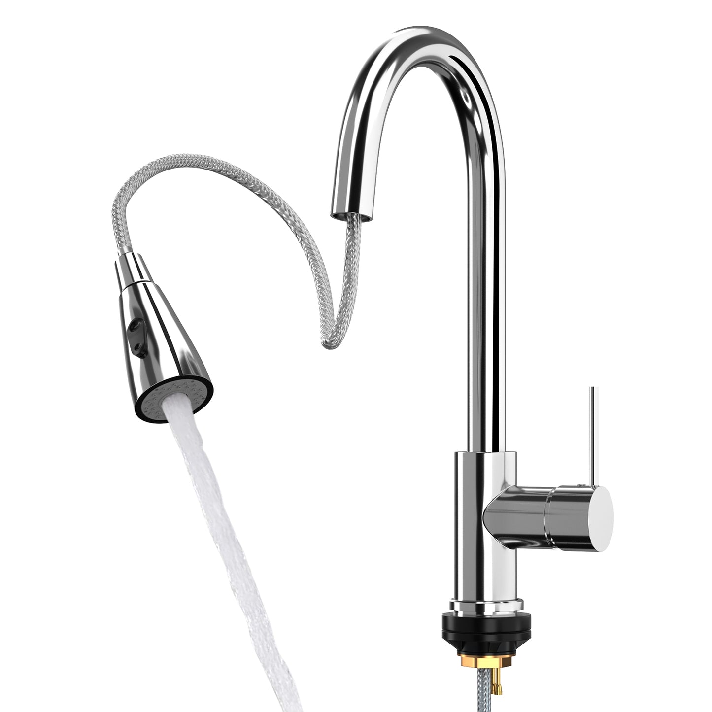 Touch Sensor Kitchen Faucet with Pull-Out Sprayer