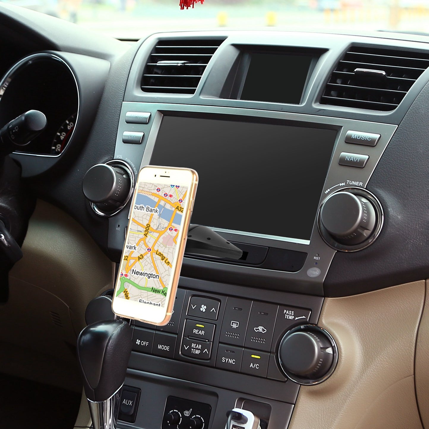 Magnetic CD Slot Car Phone Mount with 360° Rotation