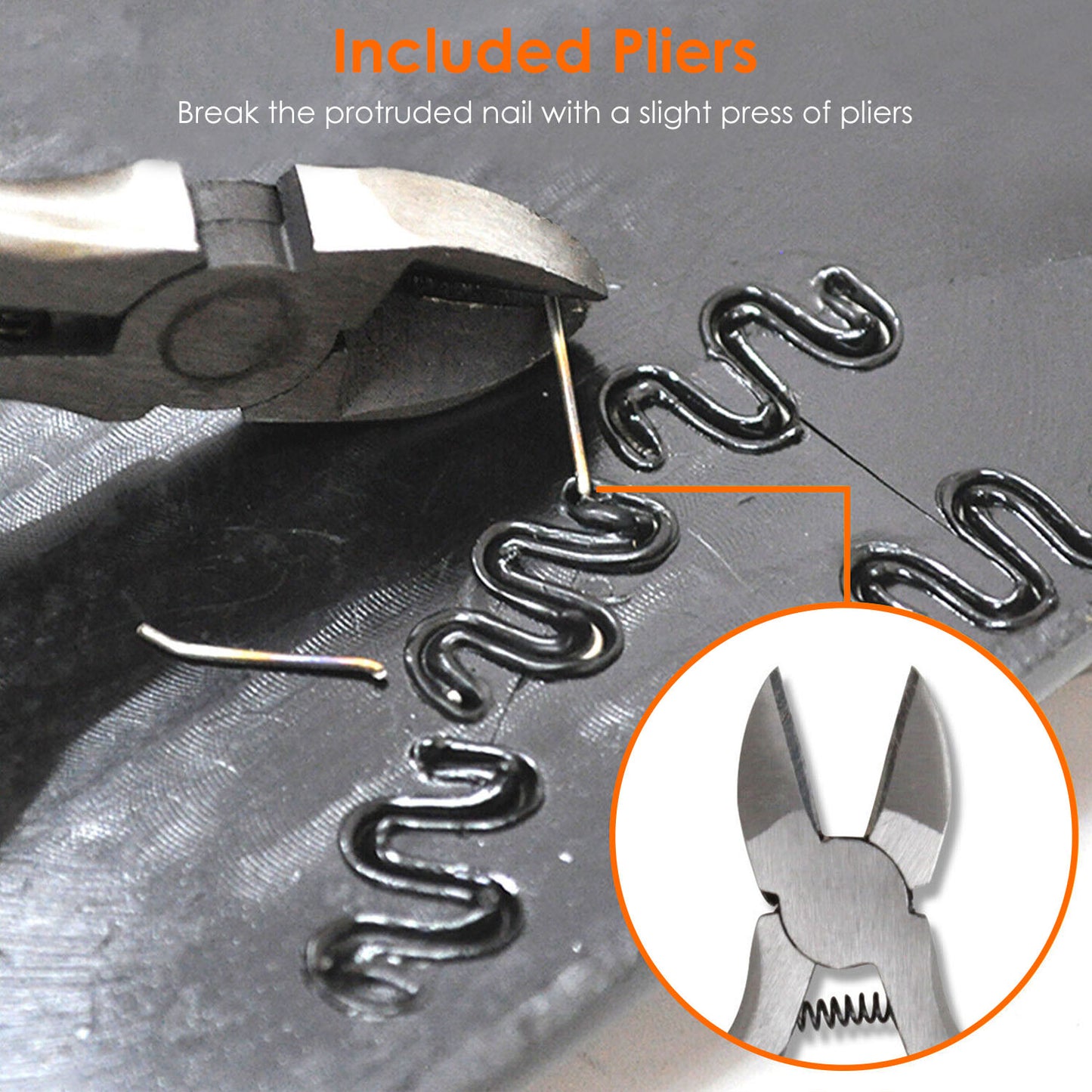 70W Plastic Welder Kit for Bumper Repair with 200 Staples