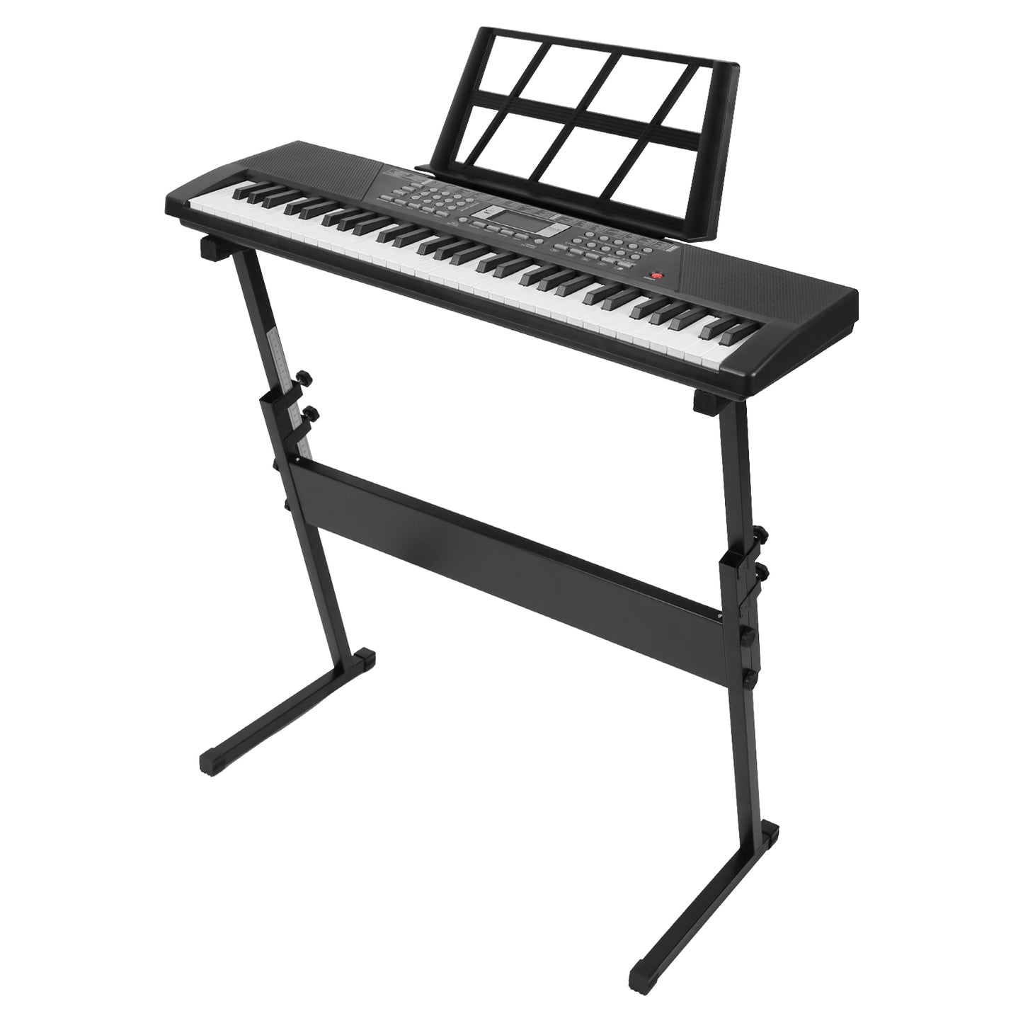 61-Key Digital Music Keyboard with Microphone & Stand