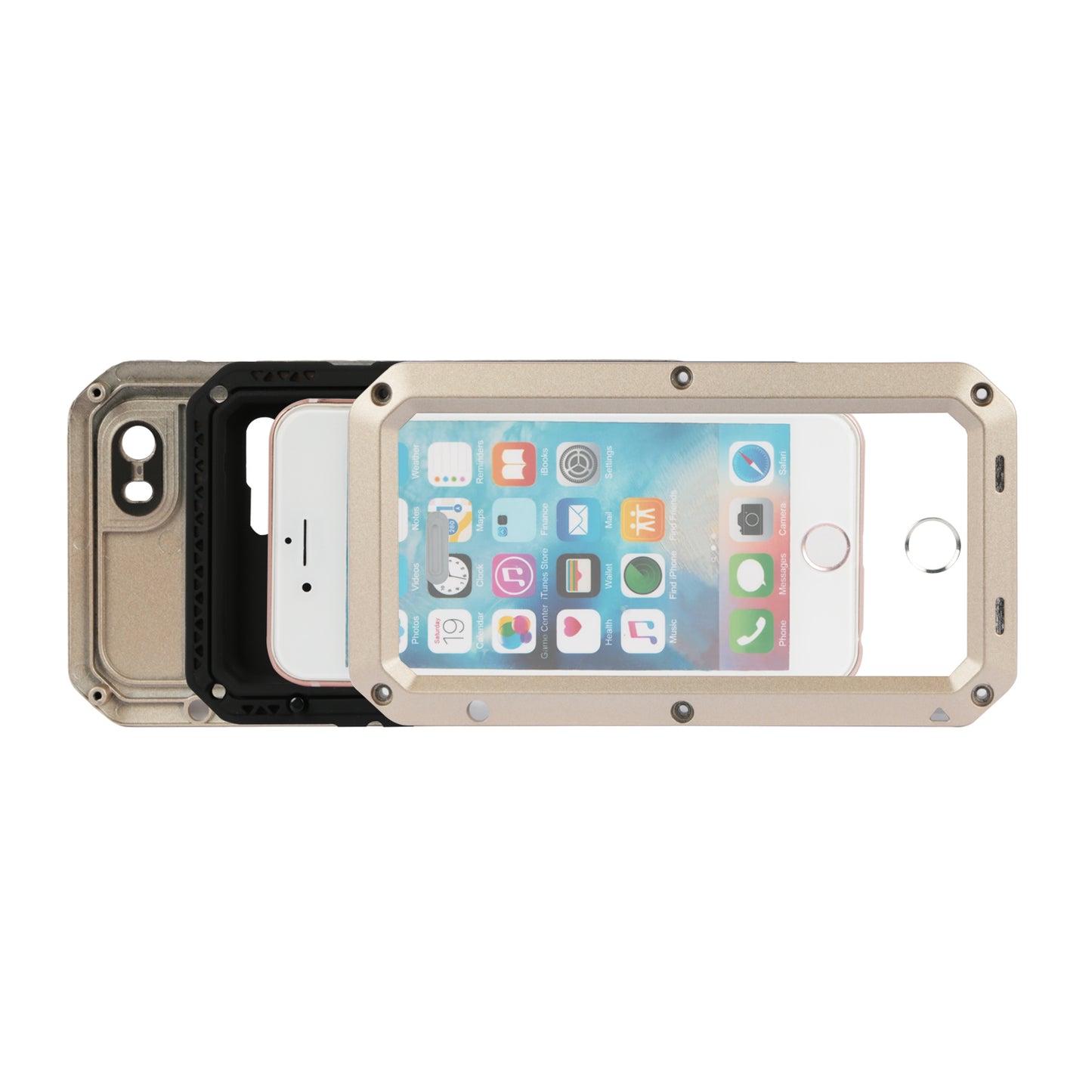 iPhone 7 Plus Rugged Full Cover Case with Screen Protector