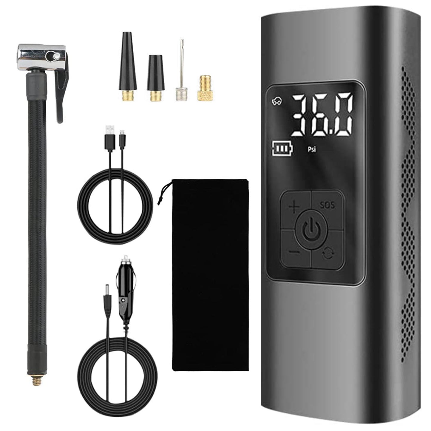 Cordless Tire Inflator 150PSI with 6000mAh Battery