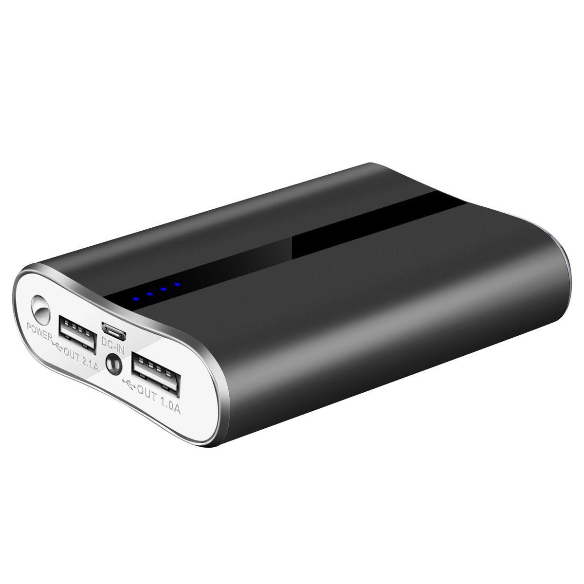 12000mAh Portable Charger with Dual USB Ports 3.1A Output Power Bank Ultra-Compact External Battery Pack Fast Charging for IOS Phone Samsung Xiaomi ZT