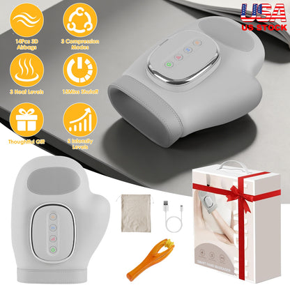 Cordless Hand Massager with Heat & Air Compression