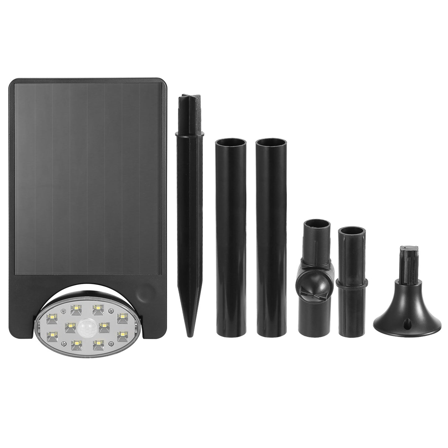 Solar Motion Sensor Spotlight with 10 LEDs for Outdoor Use