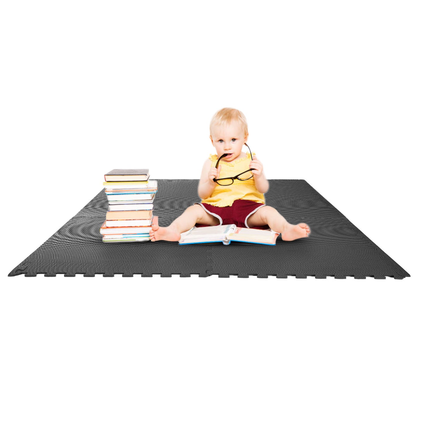 Interlocking Foam Floor Mats – 4-Pack EVA Puzzle Tiles