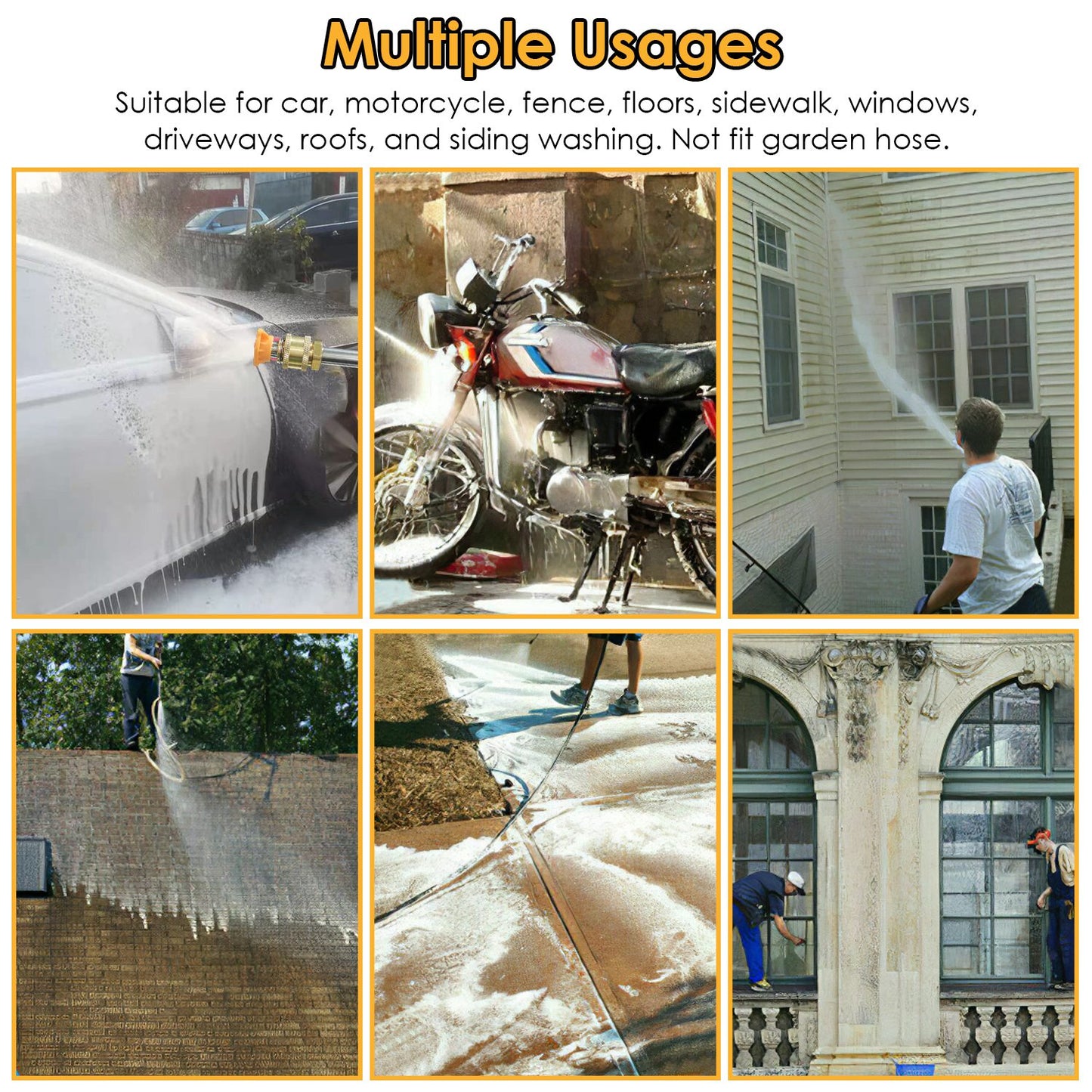 Electric Pressure Washer 4200PSI 1.85GPM with Foam Cannon