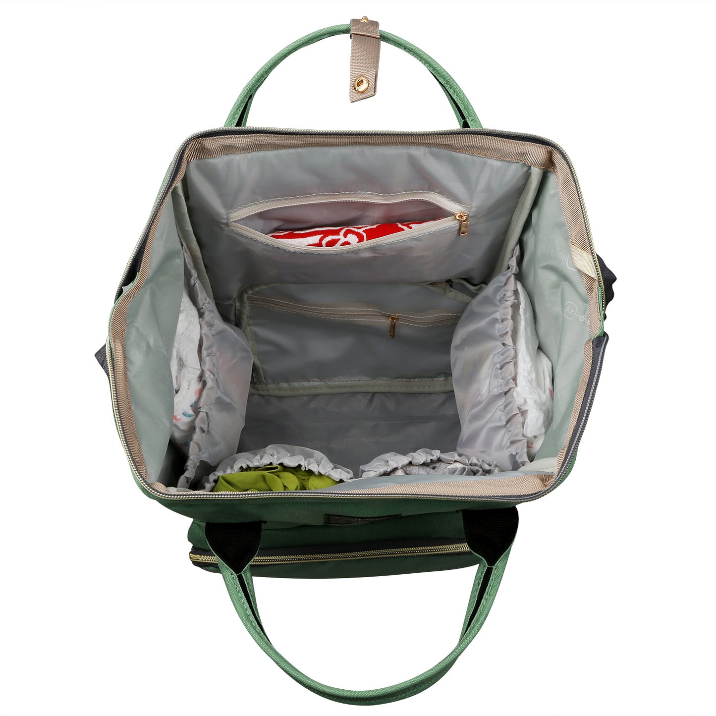 Diaper Bag Backpack with Changing Pad - Water-Resistant