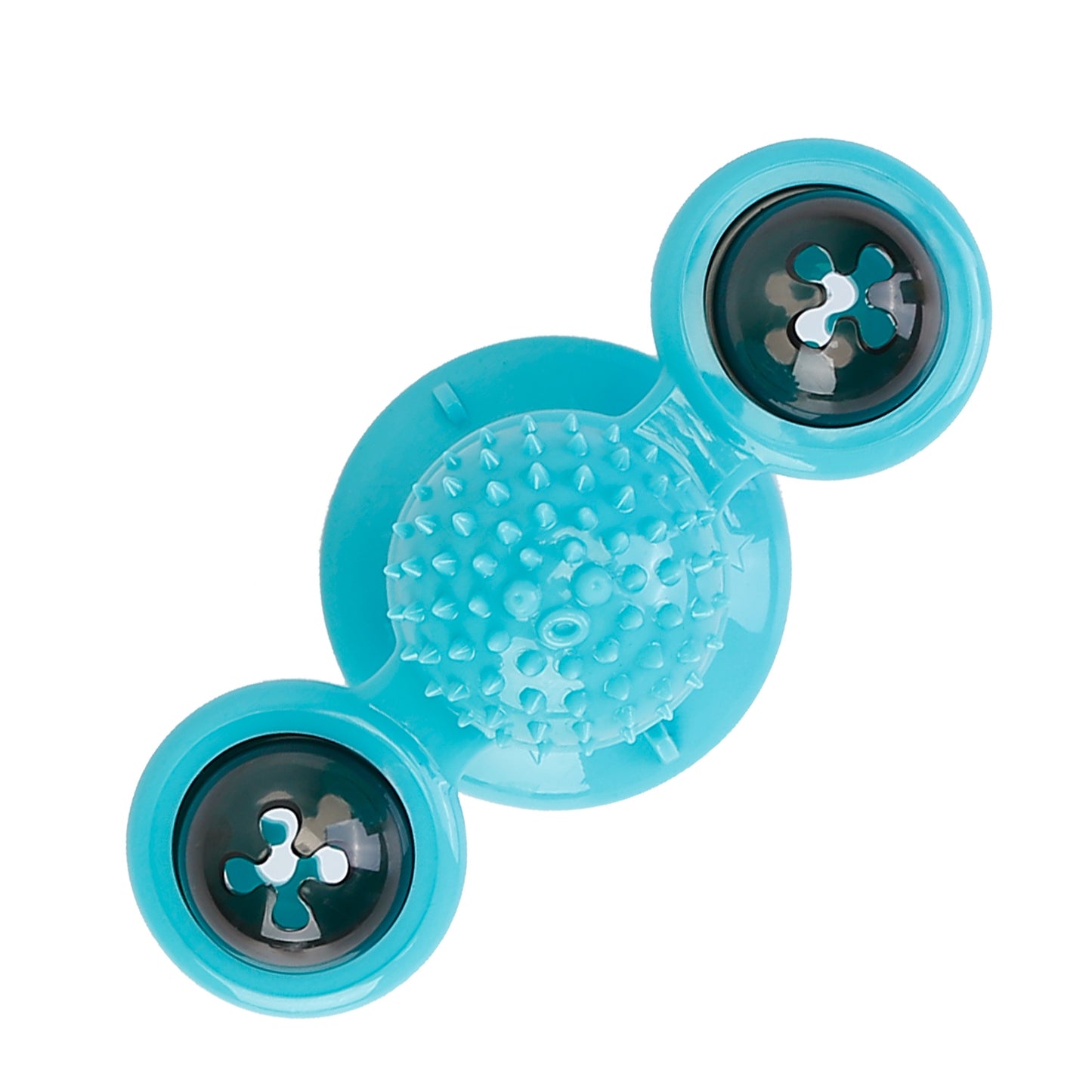 Windmill Cat Toy with Catnip Ball and LED Light