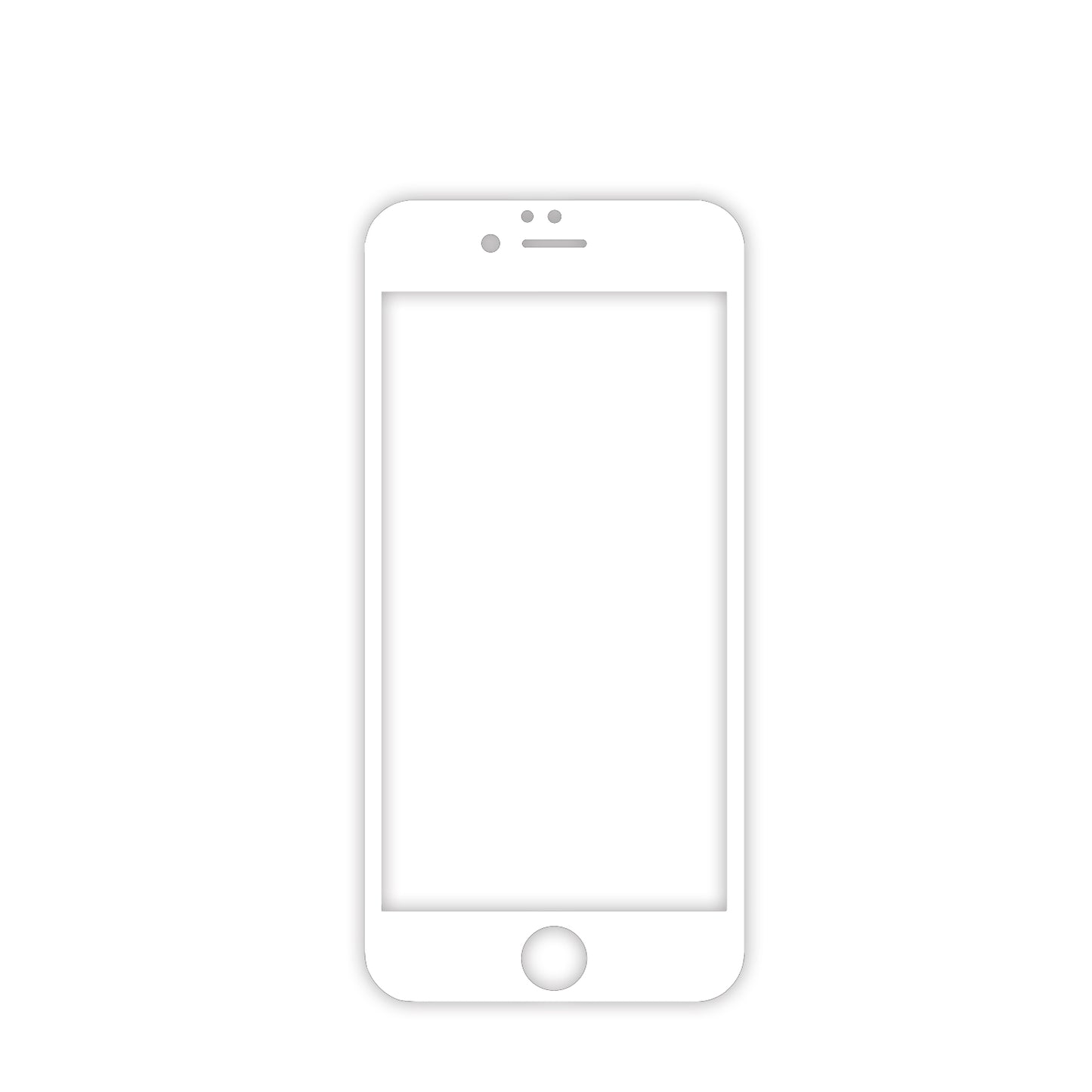 Tempered Glass Screen Protector for iPhone 6 - 3D Curved