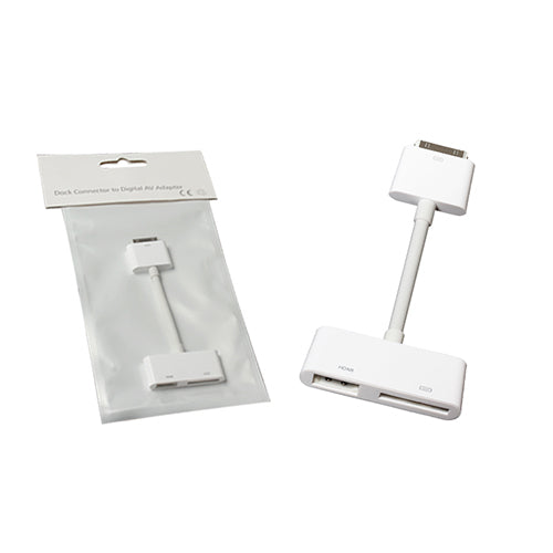 Digital AV HDMI Adapter for iPad 2/3 iPhone 4/4S iPod Touch