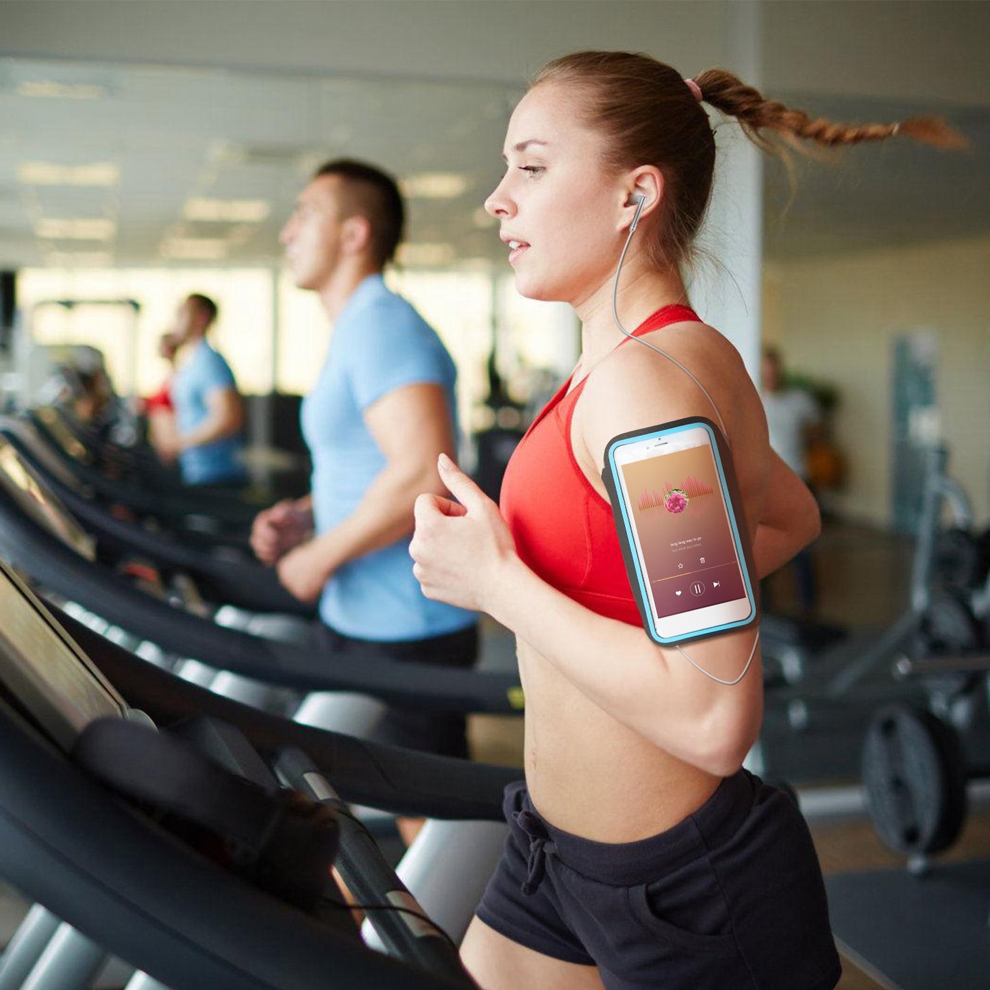 Running Armband Phone Holder with Sweat-Resistant Design