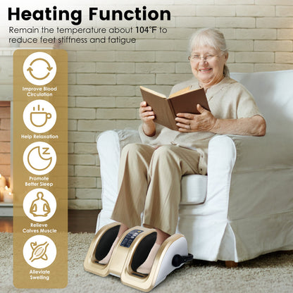 Shiatsu Foot Massager with Heating and Auto Modes