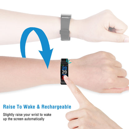 Fitness Tracker with Heart Rate Monitor & Sleep Tracking