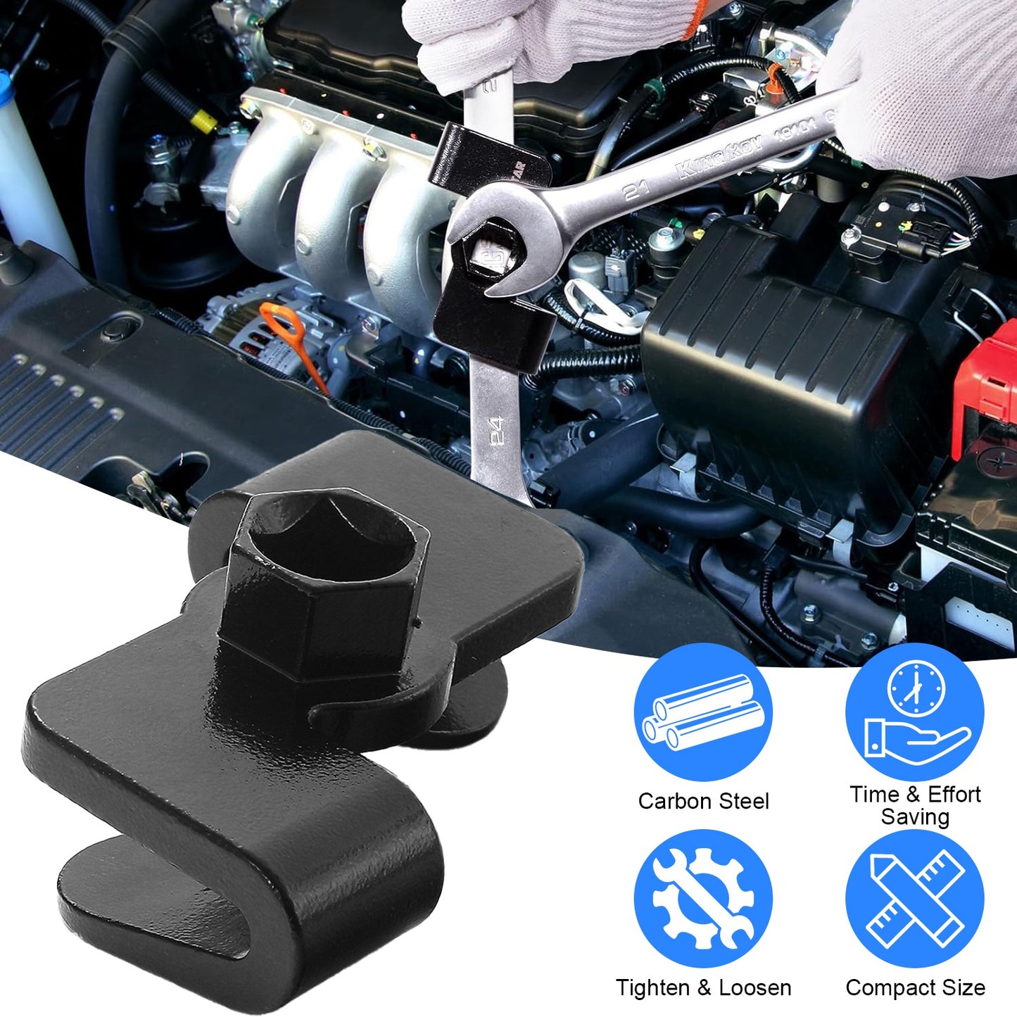 Universal Wrench Extender 1/2" Drive 21mm Hex Extension Tool