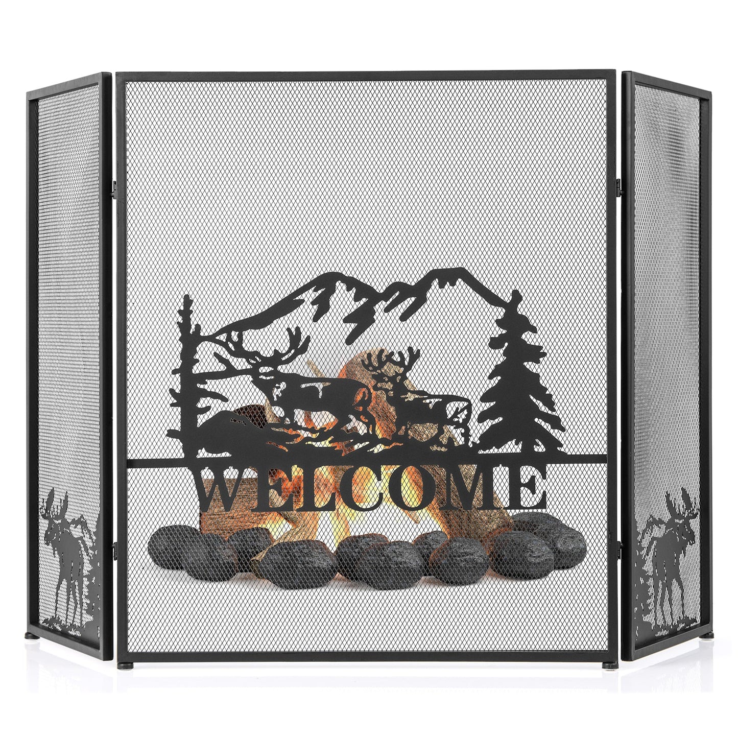 52 x 31 Inch Fireplace Screen