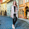 Women Open Front Cardigan Long Sleeve Shawl