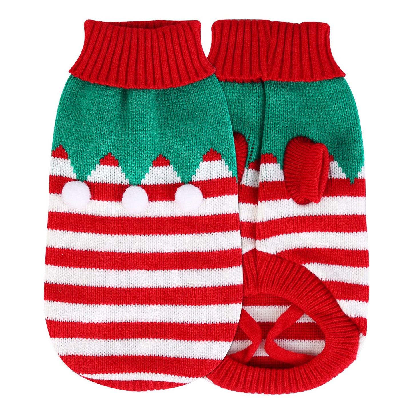 Christmas Turtleneck Sweater for Dogs & Cats